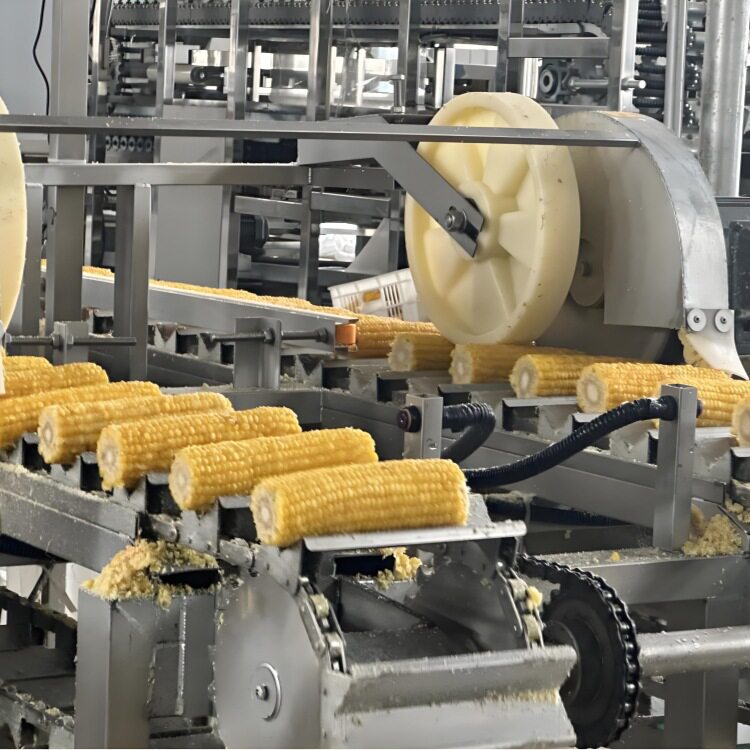 商用东北黏玉米鲜食玉米加工生产线大型鲜玉米蒸煮深加工设备