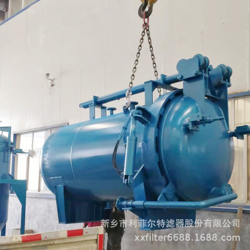 回收乙醇过滤器密闭乙醇专用0.4MPa单袋式0.5㎡5μ过滤器板式