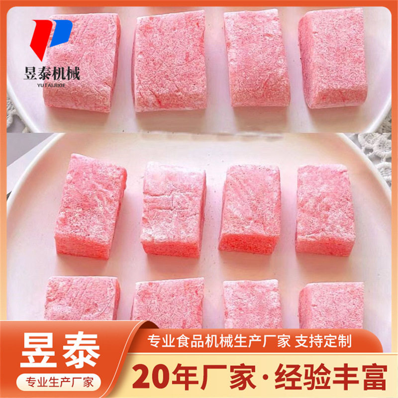 自动切年糕机紫薯马拉糕月饼馅料芡实糕切糕机全自动均匀分糕机