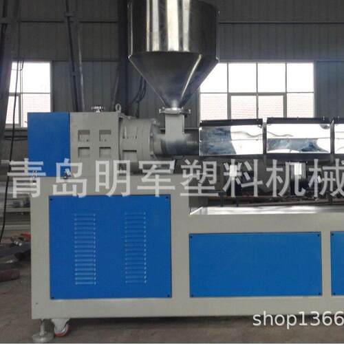 明军牌SJ80管材挤出生产线 PVC PP PE PP-R 双螺杆管材挤出设备