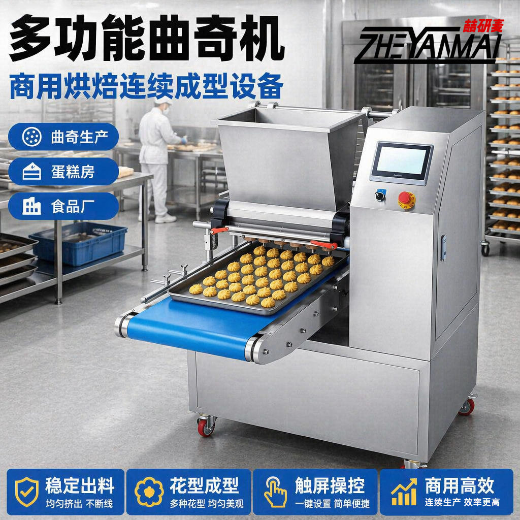 商用多功能曲奇成型机多模具花式饼干机面包房西点加工花式曲奇机