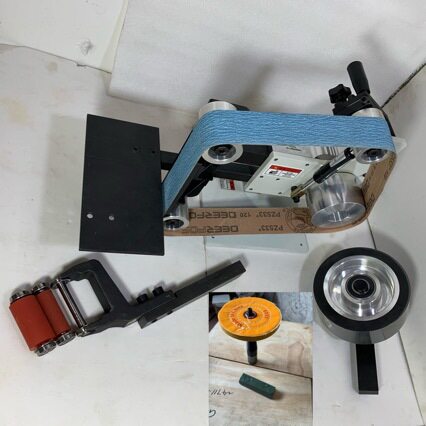刀友knifriend砂带机KF915LW抛光机DIY打磨刀机木工抛光不锈钢