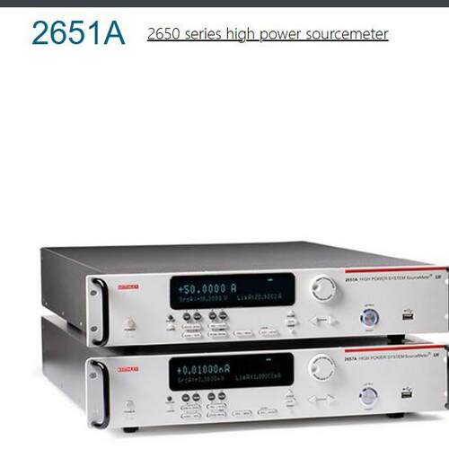 租KEITHLEY吉时利2651A功率2000W数字源表2400电压源 2602B电流