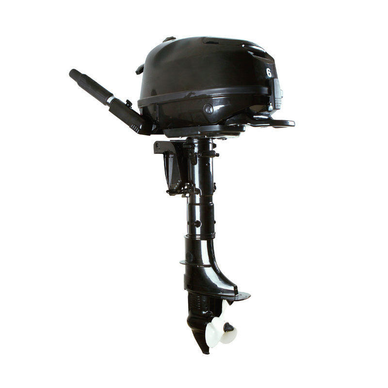 139cc6hp4冲程长轴手动启动汽油船用舷外船发动机