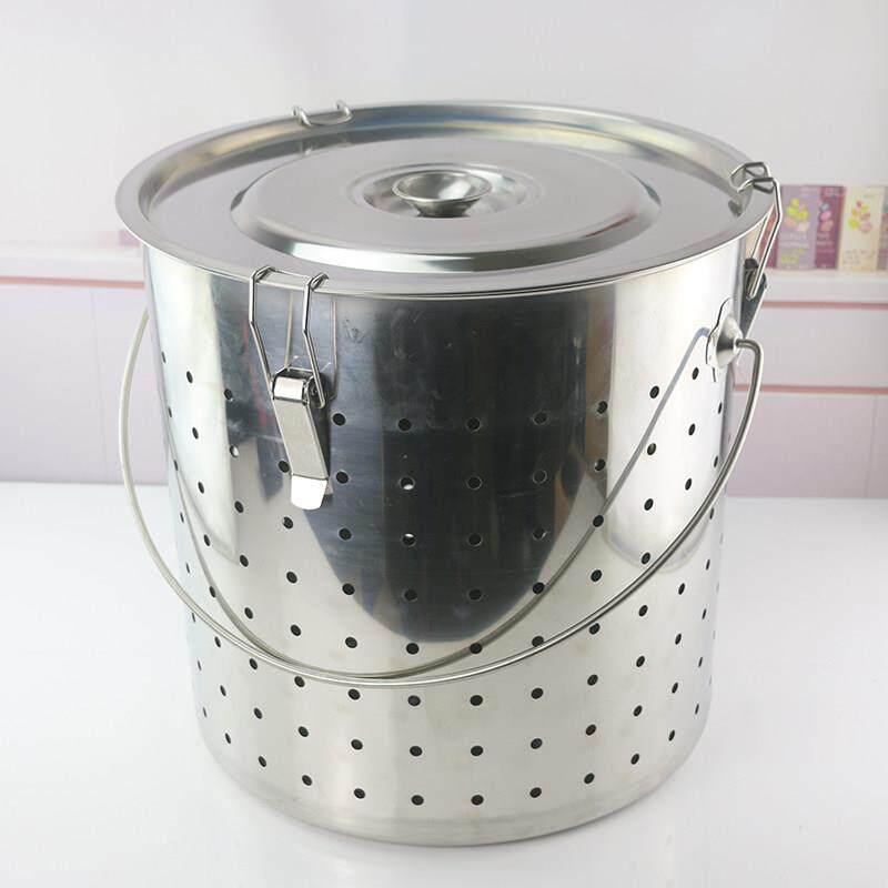 不锈钢消毒桶漏桶油炸桶沥水桶过虑器手提桶多功能 不锈钢漏桶