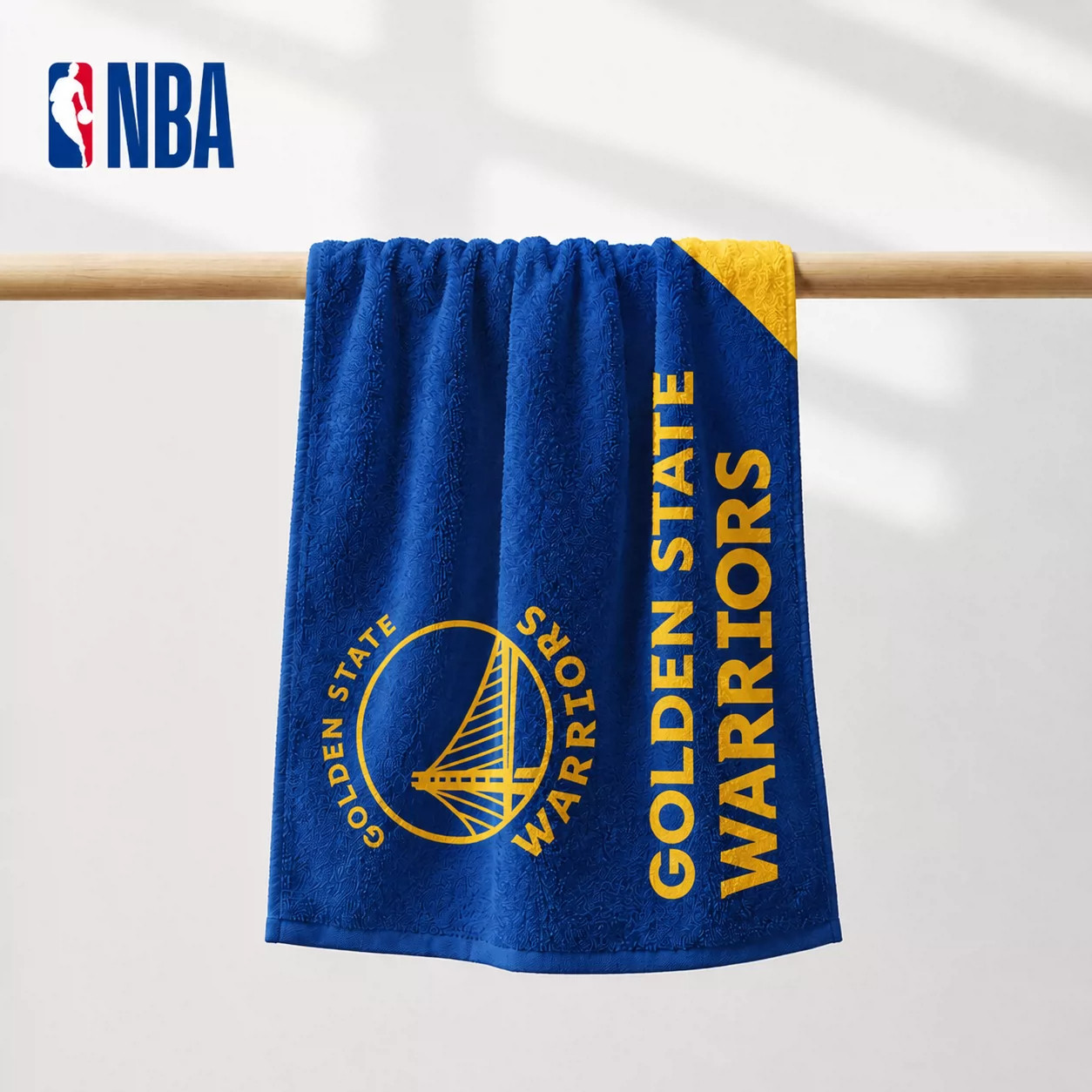 NBA勇士队湖人队运动毛巾吸汗洗脸巾限量版篮球迷专用浴巾