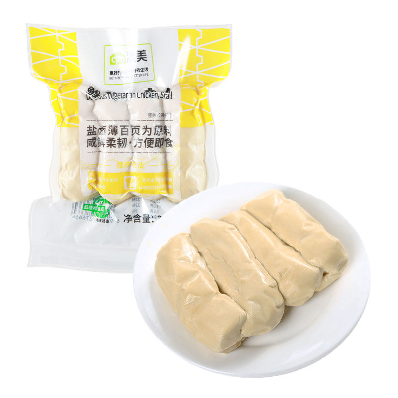上海清美五香小素鸡鲜汁小素鸡素食200克即食素鸡劲道素食肉制品