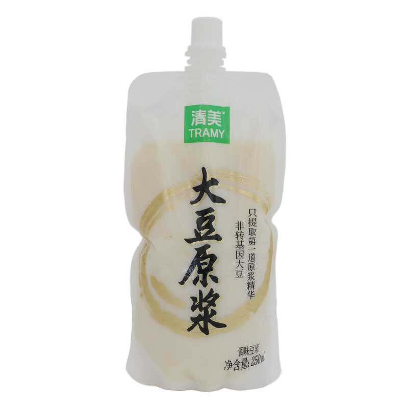 清美豆浆大豆原浆袋装250ml黑豆早餐便捷小包装非转基因顺丰包邮