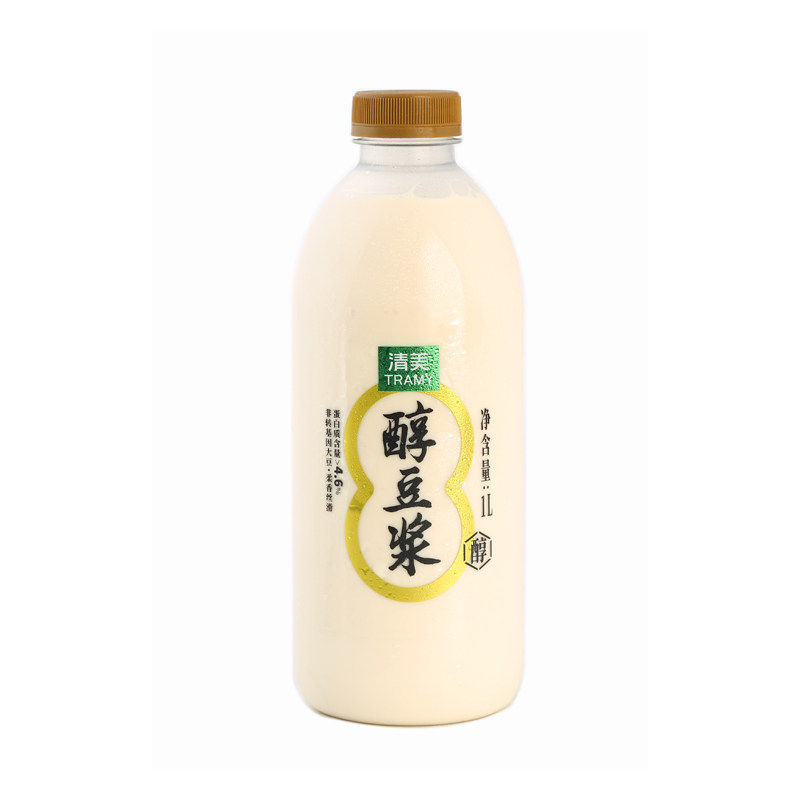 清美醇豆浆1L黑豆豆浆组合装冷藏即饮早餐饮品懒人家庭装顺丰包邮