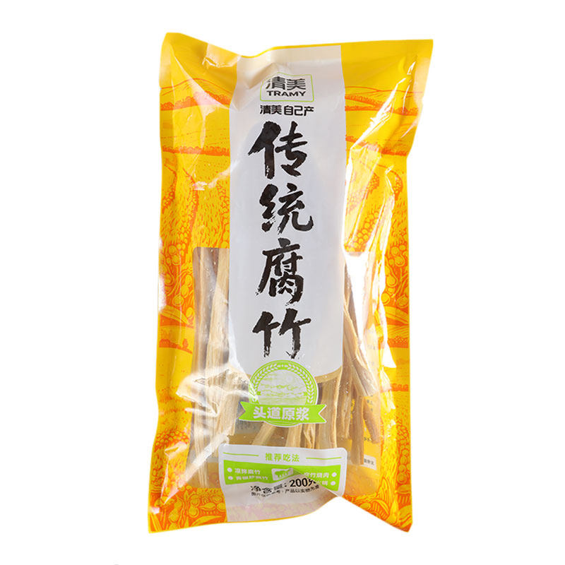 清美传统腐竹200g干货豆腐皮火锅食材凉拌菜南北干货素菜寺庙顺丰