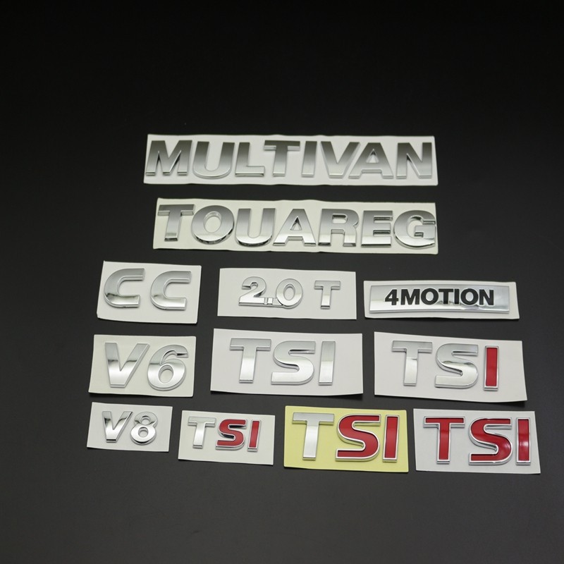 辉腾途锐cc途欢迈特威车标后标 四驱标英文标 multivan|字母tsi标