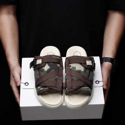 男士拖鞋2025新款春季外穿一字拖男款潮CHRISTO VISVIM休闲凉鞋