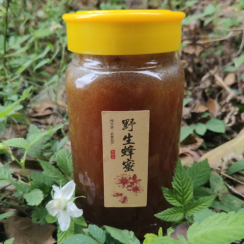 纯野生土蜂蜜深山原生态天然蜂蜜无添加100%成熟原蜜高浓度百花蜜