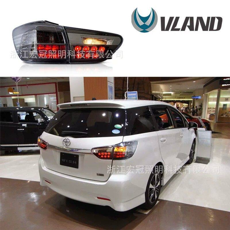 适用于2009-2015款丰田WISH汽车led尾灯总成改装刹车灯雾灯总成