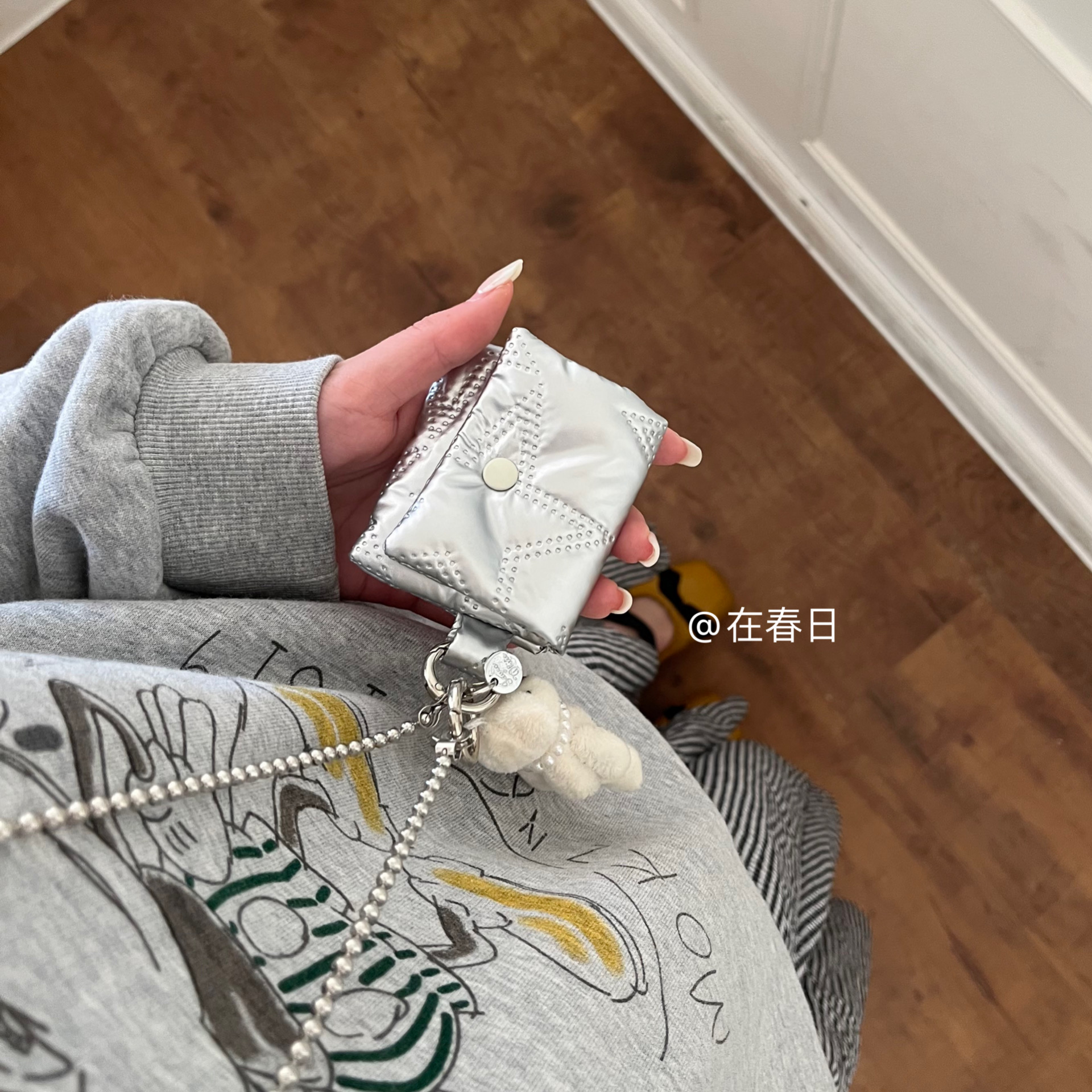 韩系ins星星链条挂绳耳机壳