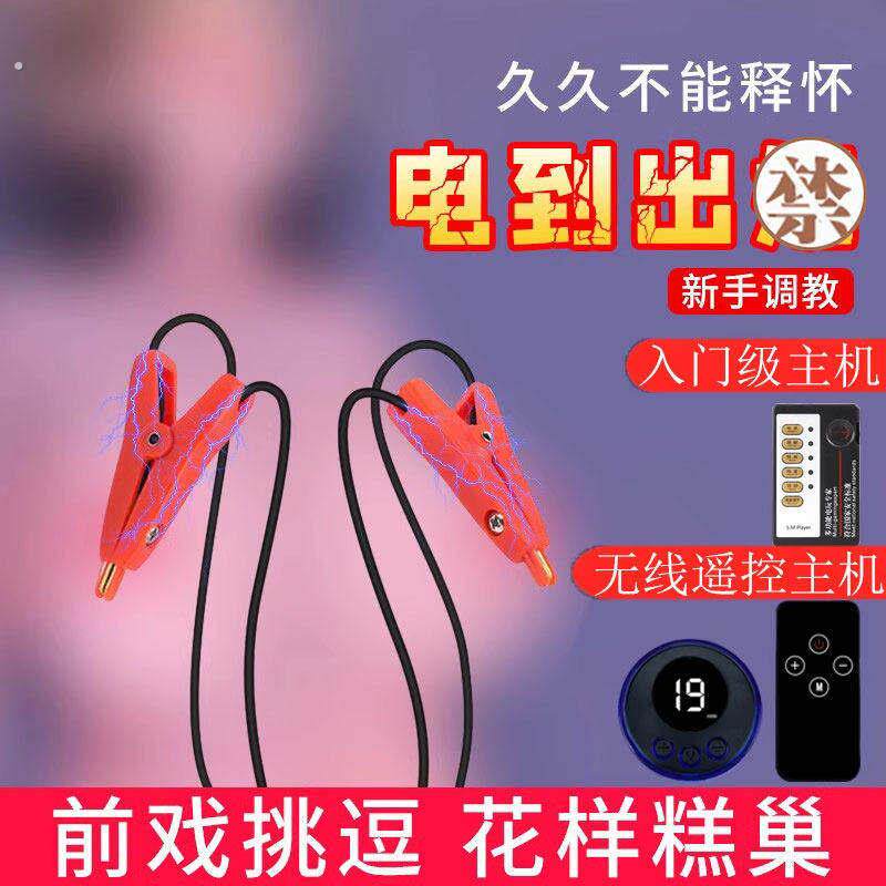 sm调情男女用品趣乳阴电击乳阴唇乳头夹惩罚高潮自卫器玩具大尺度