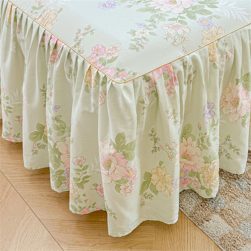 绝版美a类小清新全棉床裙床罩