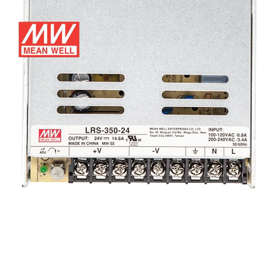 明纬24V电源350W LRS-350-24 直流开关稳压220V转24VDC台湾品牌