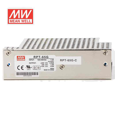 RPT-65F-C台湾明纬65W裸板加壳三路电源+12V4.5A+5V1.2A-12V0.5A
