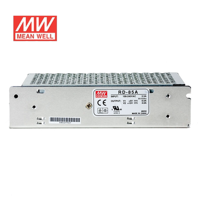 明纬5V12V双路电源88W RD-85A 5V10A+12V5A