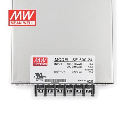 明纬SE-600电源 600W开关电源 5V12V15V24V27V36V48V 直流DC稳压