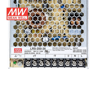 明纬200W电源 LRS-200 5V12V24V48V15V36V直流开关稳压台湾品牌