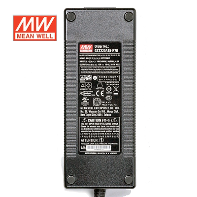 明纬220W电源适配器 GST220A 12/15/20/24/36/48V-R7B 工业级台湾