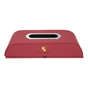 适用于保时捷车载抽纸巾盒卡宴Macan帕拉梅拉718/911车内装饰用品