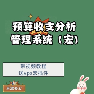 预算收支分析管理系统excel表格看板模版收入预算盈利分析