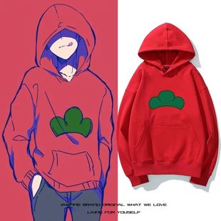 小松阿松先生套头卫衣男十四松周边帽衫二次元动漫外套cos衣服秋