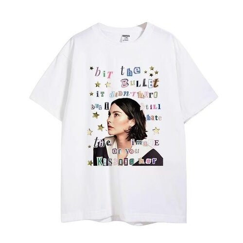 Gracie Abrams周边衣服短袖t恤t-shirt纯棉演唱会tee欧美夏季男女