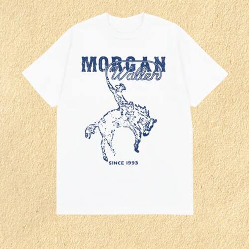 Morgan Wallen摩根·沃伦同款印花Long Live Cowgirls Lasso T-Sh