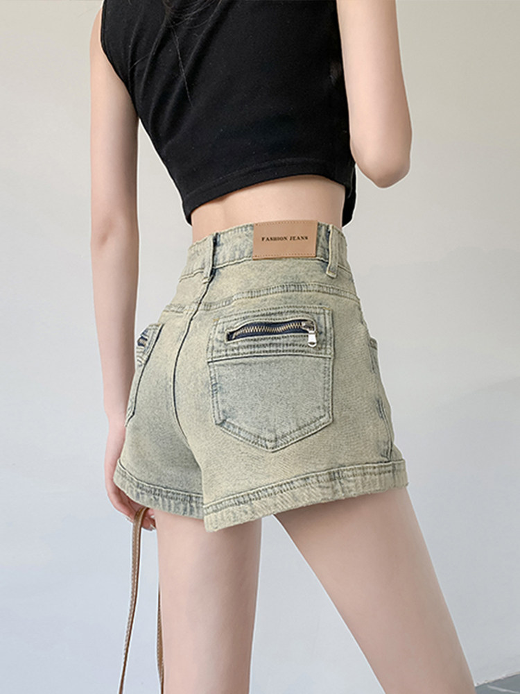 美式辣妹牛仔短裤女夏季