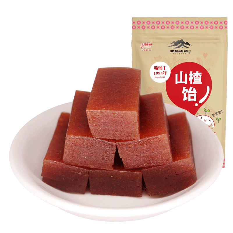 【北垣峨嵋】山楂饴280g儿童美食果丹皮山楂片羹独立包装酸甜款