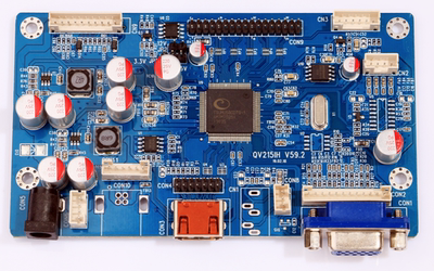 显示器驱动板，适用5.5-35 英寸屏，供电：9-15V DC