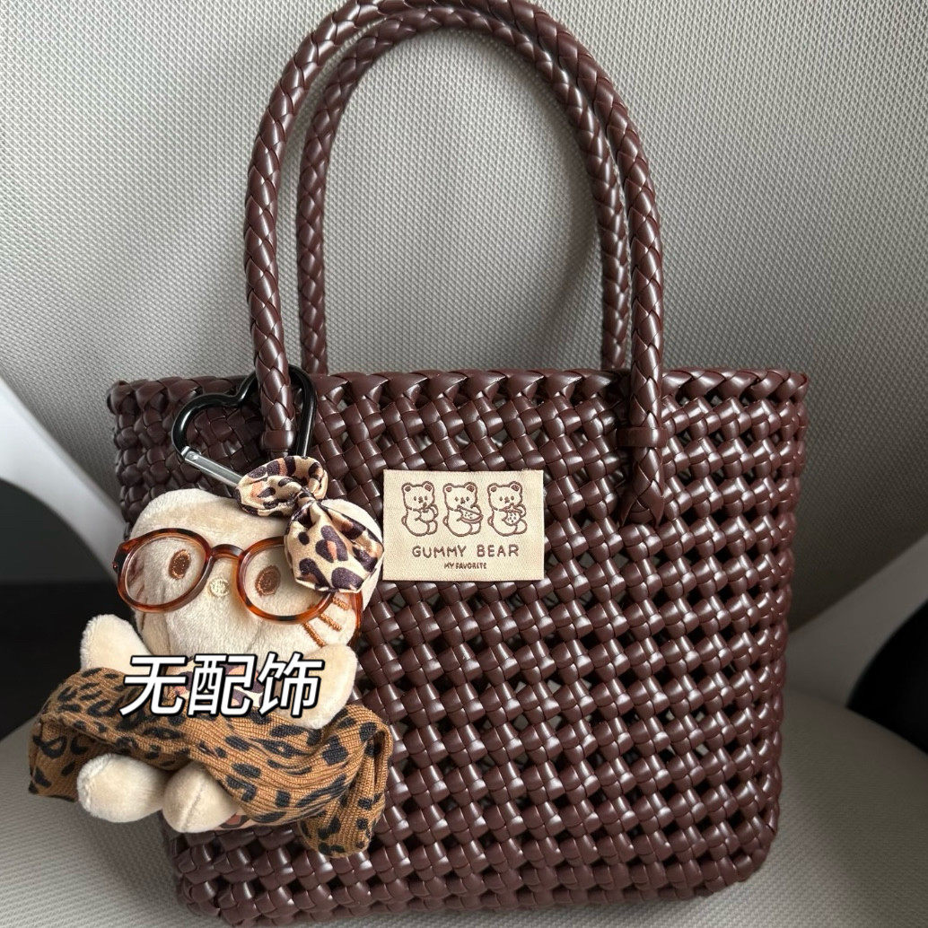 手工编织包包diy藤条女包