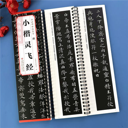 唐小楷灵飞经 传世碑帖临摹卡全文原版碑帖 附简体成人学生楷书毛笔字临摹范本历代碑帖精粹楷书字帖软笔字帖练习原文碑帖安徽美术