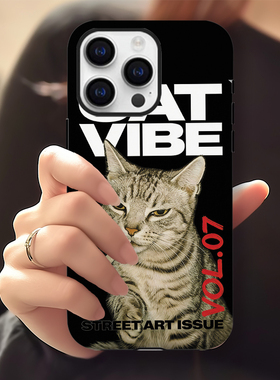 可爱萌宠潮牌丝猫king辣妹手机壳手机壳适用于苹果17OPPOvivo小米17一加13苹果16promax荣耀华为vivo红米oppo