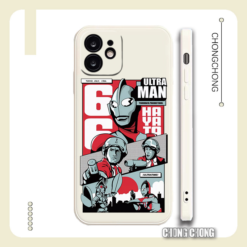 初代奥特曼杰克创意动漫画手机壳直边硅胶软壳适用iPhone16Promax苹果14软壳红米k70至尊版IQOONEO9一加ace3V