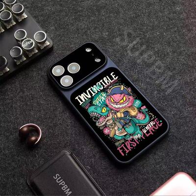 驯龙酷猫适用于苹果17promaxiPhone16PRO磁吸防摔15p硬玻璃手机壳