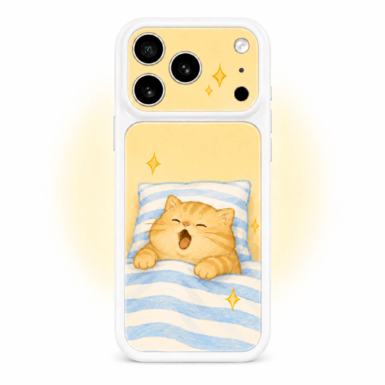 治愈打哈欠橘猫猪咪适用iPhone16/17promax手机壳苹果14pro可爱15/16pro17精孔磁吸13promax