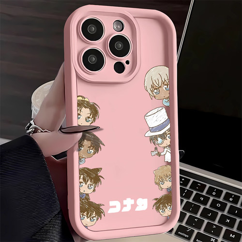 名侦探柯南全家福安室透动漫软边阶梯手机壳适用苹果15红米k60华为MATE60PRO防摔IQOONEO8pura70全包iPhone14