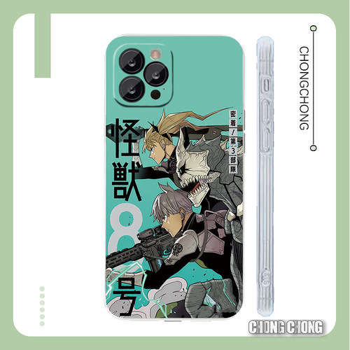 怪兽8号Kaiju密着第3部队日漫动画适用iPhone15手机壳苹果13透明x软壳12pro硅胶全包小米14米k50荣耀50pura70