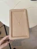 S925纯银自傲玫瑰圆牌2023新款 百搭轻奢高级感项链