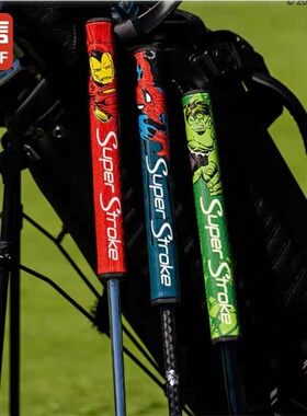 正品super stoke 高尔夫球杆握把新款漫威主题限定推杆握把稳定