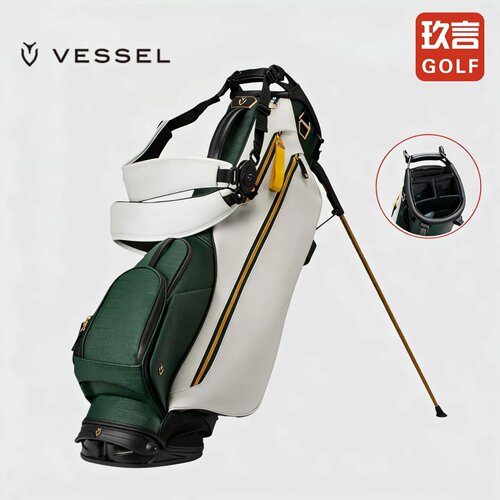 VESSEL高尔夫支架包大师赛纪念版限量款球包7.5寸4格男女士套杆包