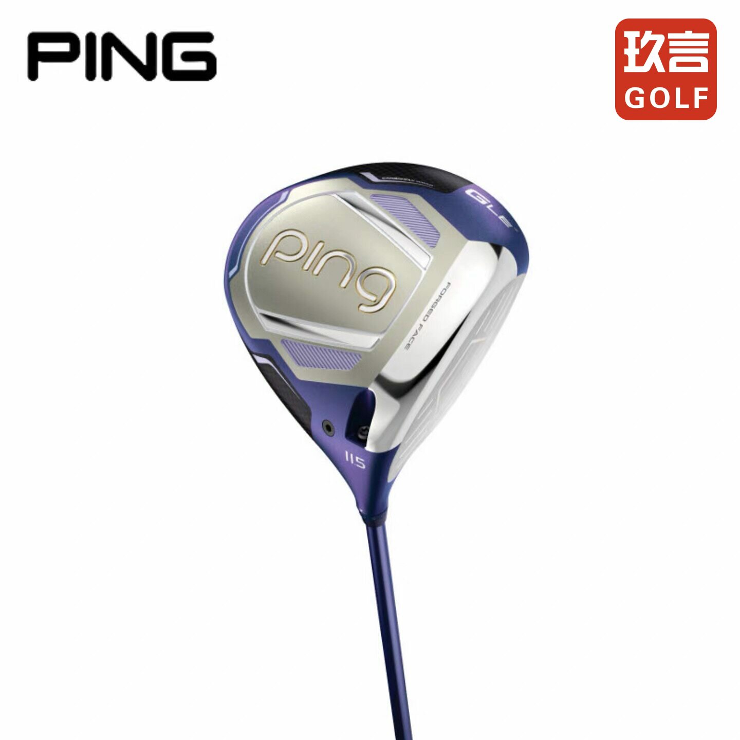 PING高尔夫女士球杆GLE4一号木高容错远距发球木golf开球木26新款