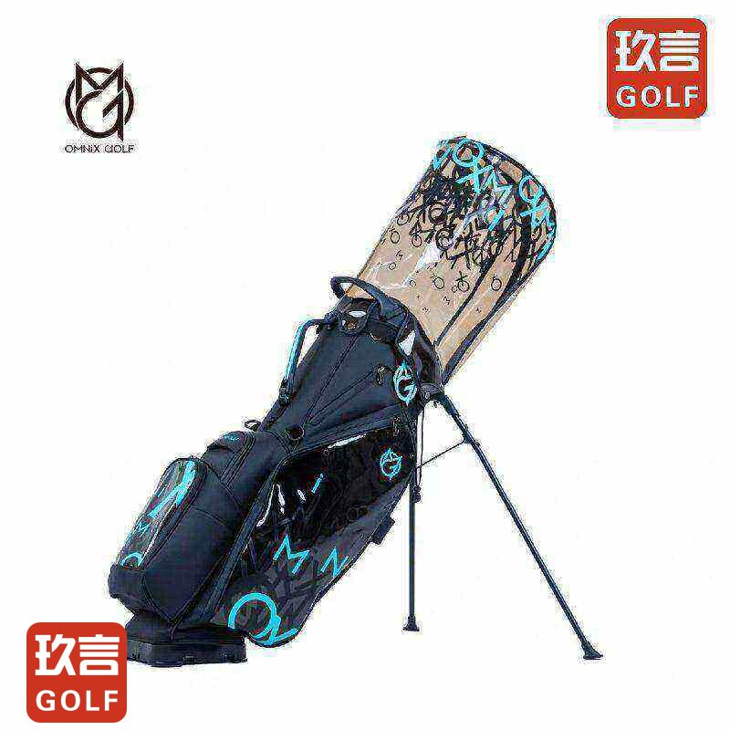 OMNIX GOLF高尔夫球包磨砂4格8.5寸双帽支架包时尚轻便