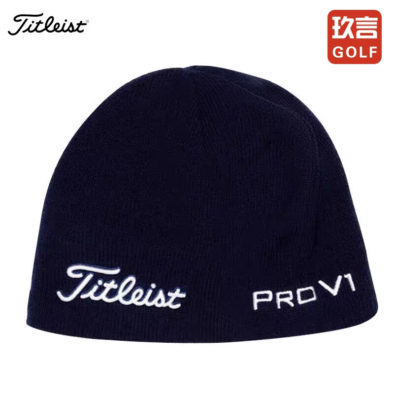 Titleist泰特利斯特球帽男士冬季golf保暖羊毛帽TH20WEAMWB