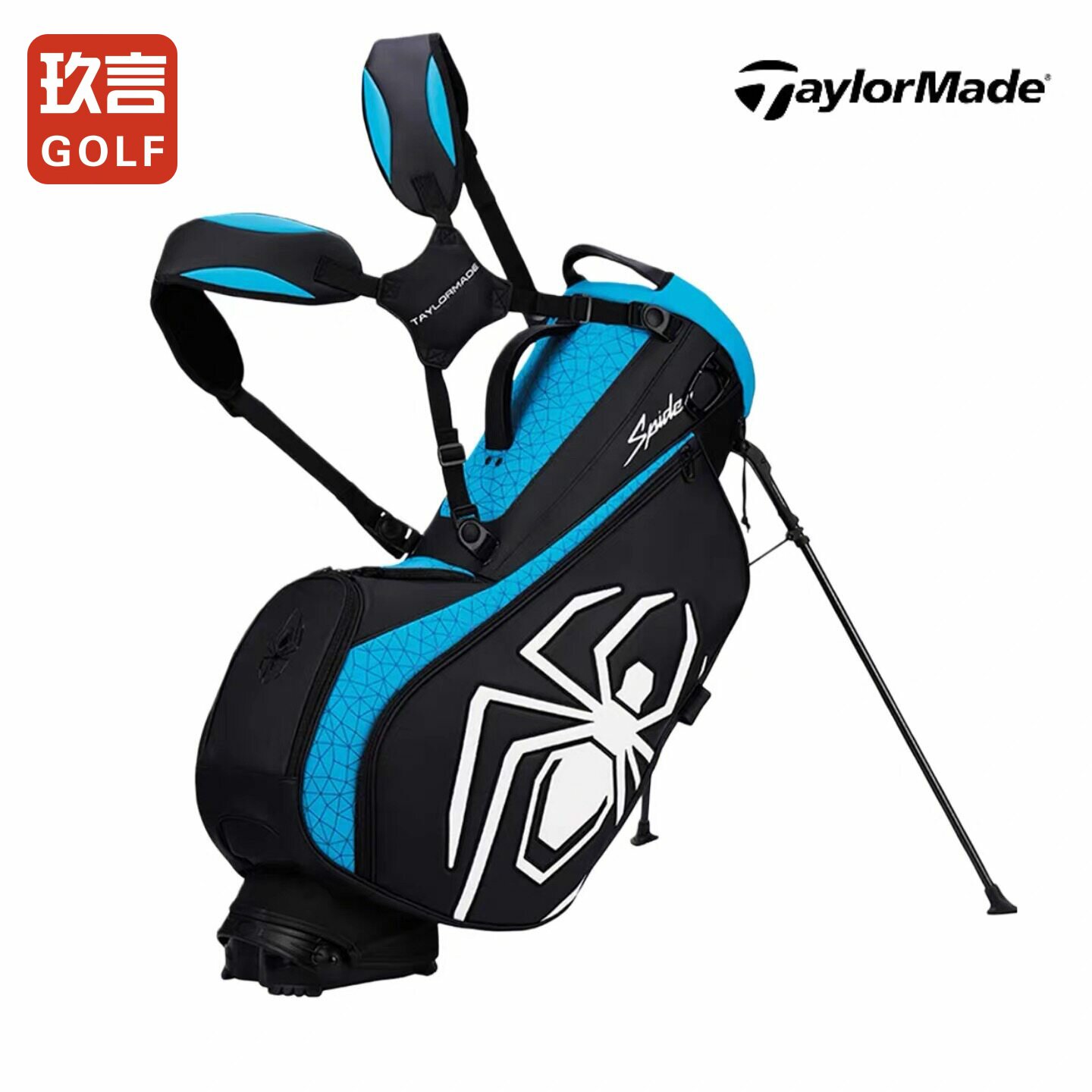 TaylorMade泰勒梅高尔夫球包Spider ZT蜘蛛限量款支架包轻便防水